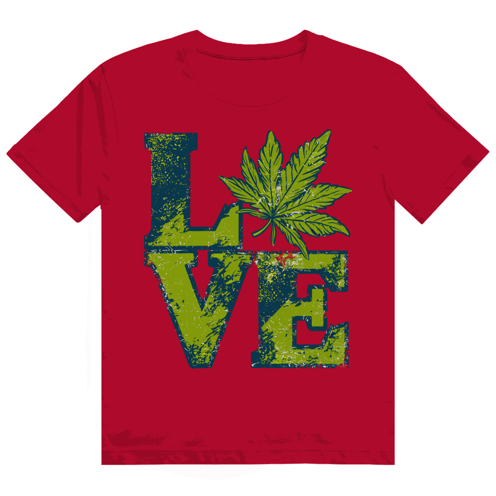 Heavy Cotton T-Shirt - Love Art Print | Division420®