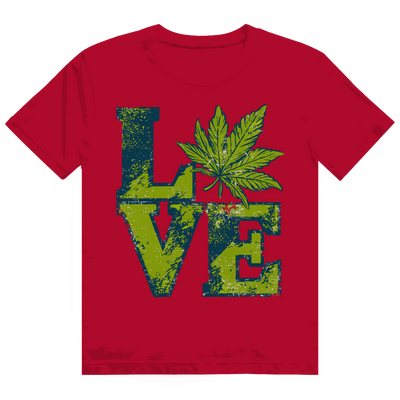 Heavy Cotton T-Shirt - Love Art Print | Division420®