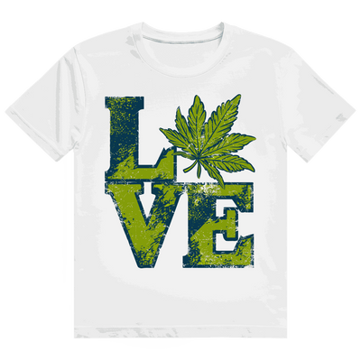 Heavy Cotton T-Shirt - Love Art Print | Division420®