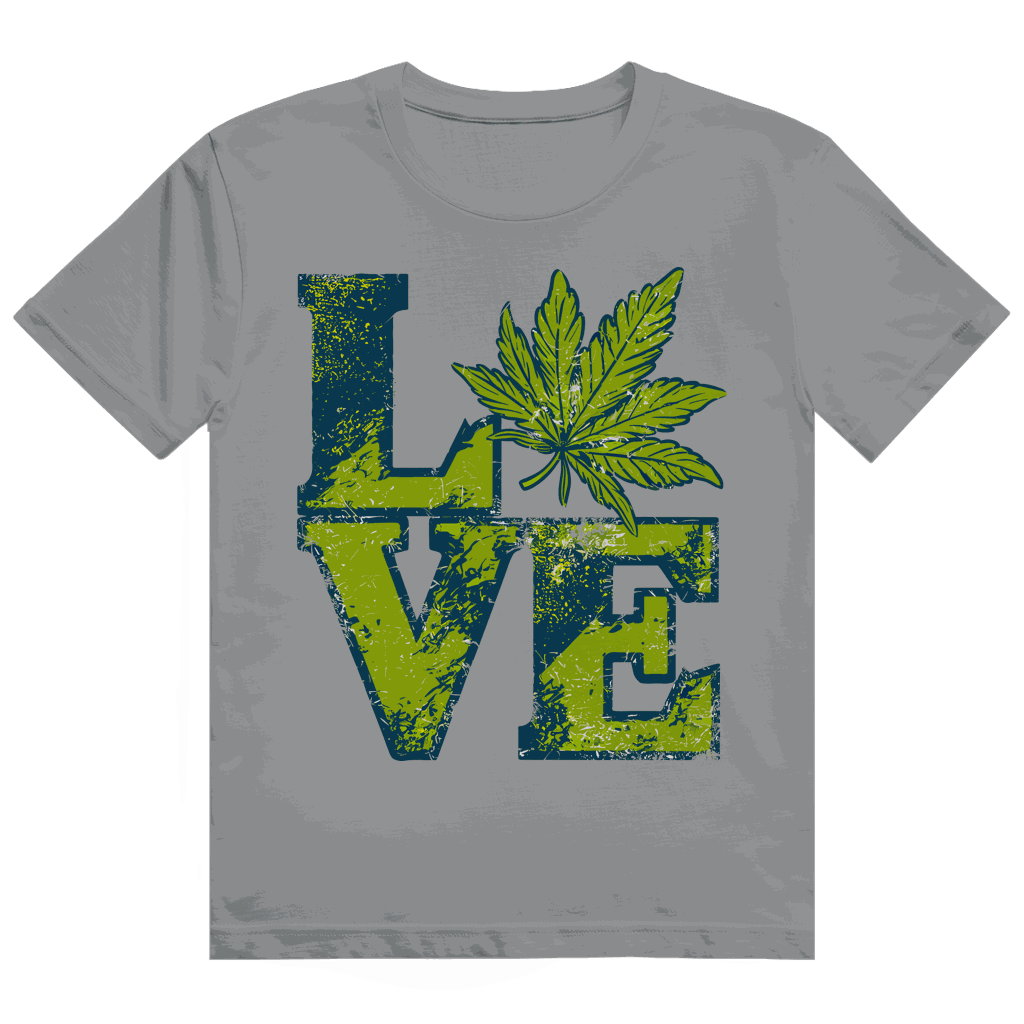 Größentabelle für Heavy Cotton T-Shirt von Division420 mit Love Art Print