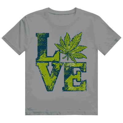 Größentabelle für Heavy Cotton T-Shirt von Division420 mit Love Art Print