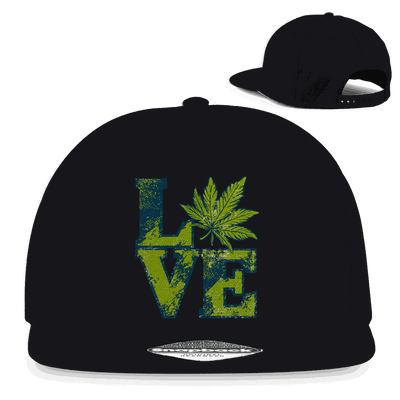 Snapback Rapper Cap - Love Art Print | Division420®