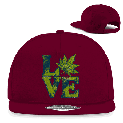 Snapback Rapper Cap - Love Art Print | Division420®