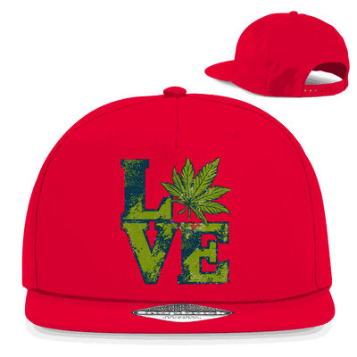 Snapback Rapper Cap - Love Art Print | Division420®