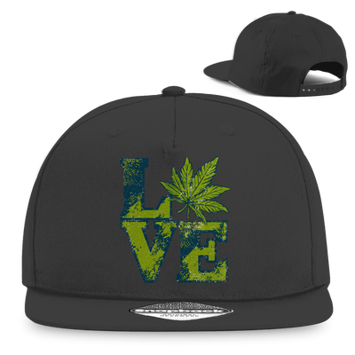 Snapback Rapper Cap - Love Art Print | Division420®