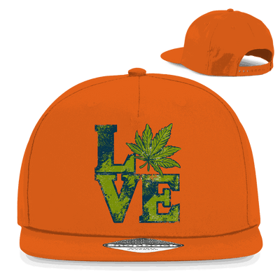 Snapback Rapper Cap - Love Art Print | Division420®