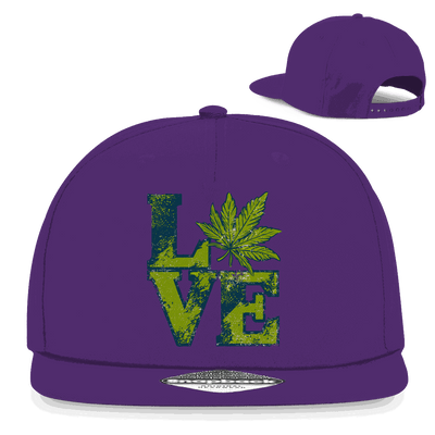 Snapback Rapper Cap - Love Art Print | Division420®