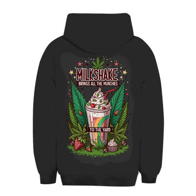 Unisex Oversize Hoodie Milkshake von Division420 mit Kapuze und Kängurutasche, nachhaltig und komfortabel