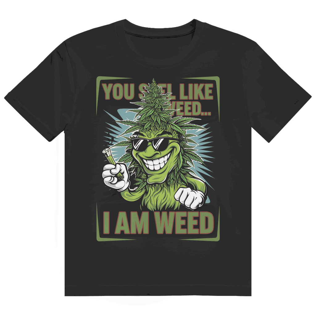 Heavy Cotton T-Shirt - You smell Like Weed | Division420®