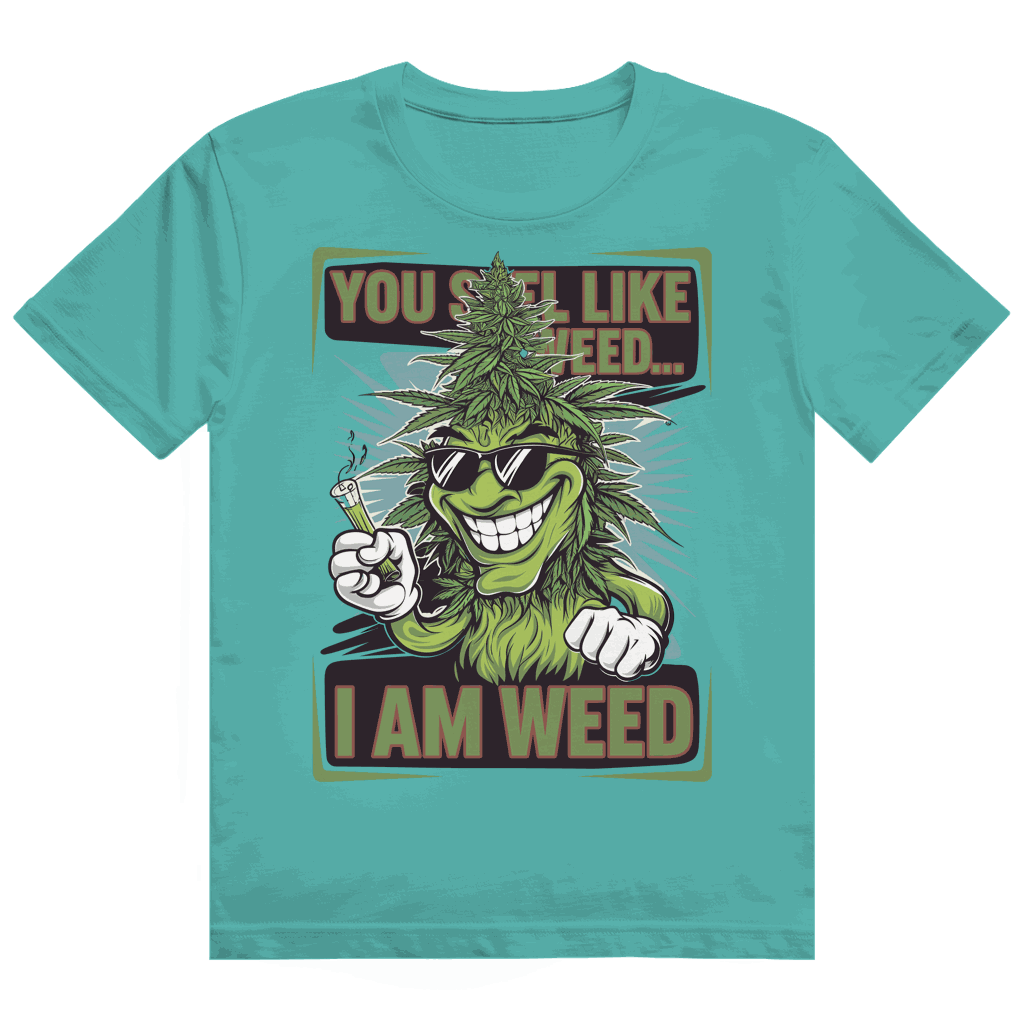 Heavy Cotton T-Shirt - You smell Like Weed | Division420®