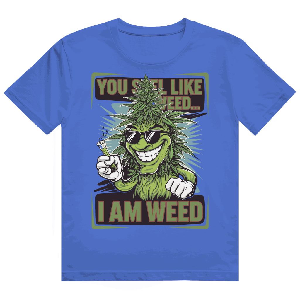 Heavy Cotton T-Shirt - You smell Like Weed | Division420®