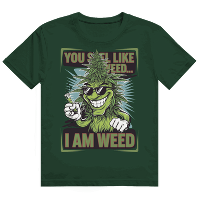 Heavy Cotton T-Shirt - You smell Like Weed | Division420®