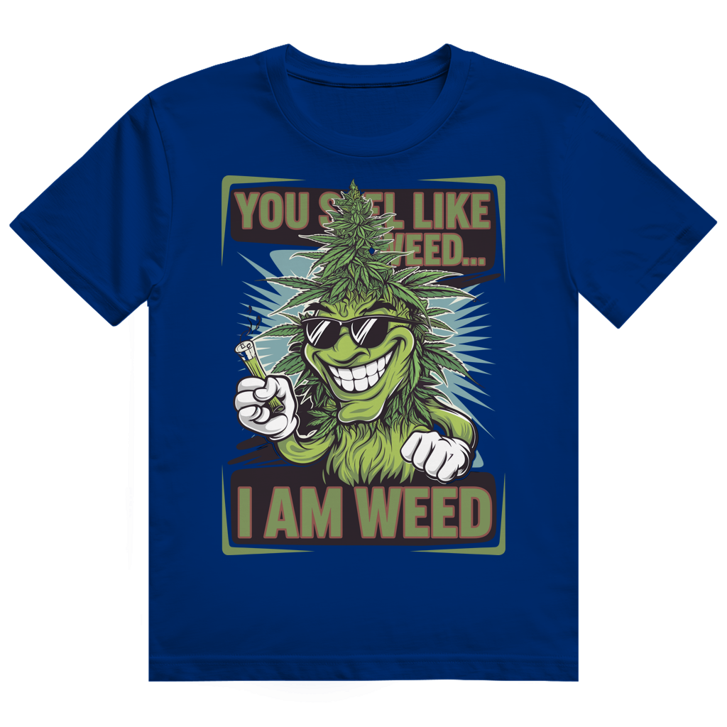 Heavy Cotton T-Shirt - You smell Like Weed | Division420®