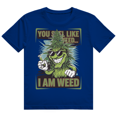 Heavy Cotton T-Shirt - You smell Like Weed | Division420®