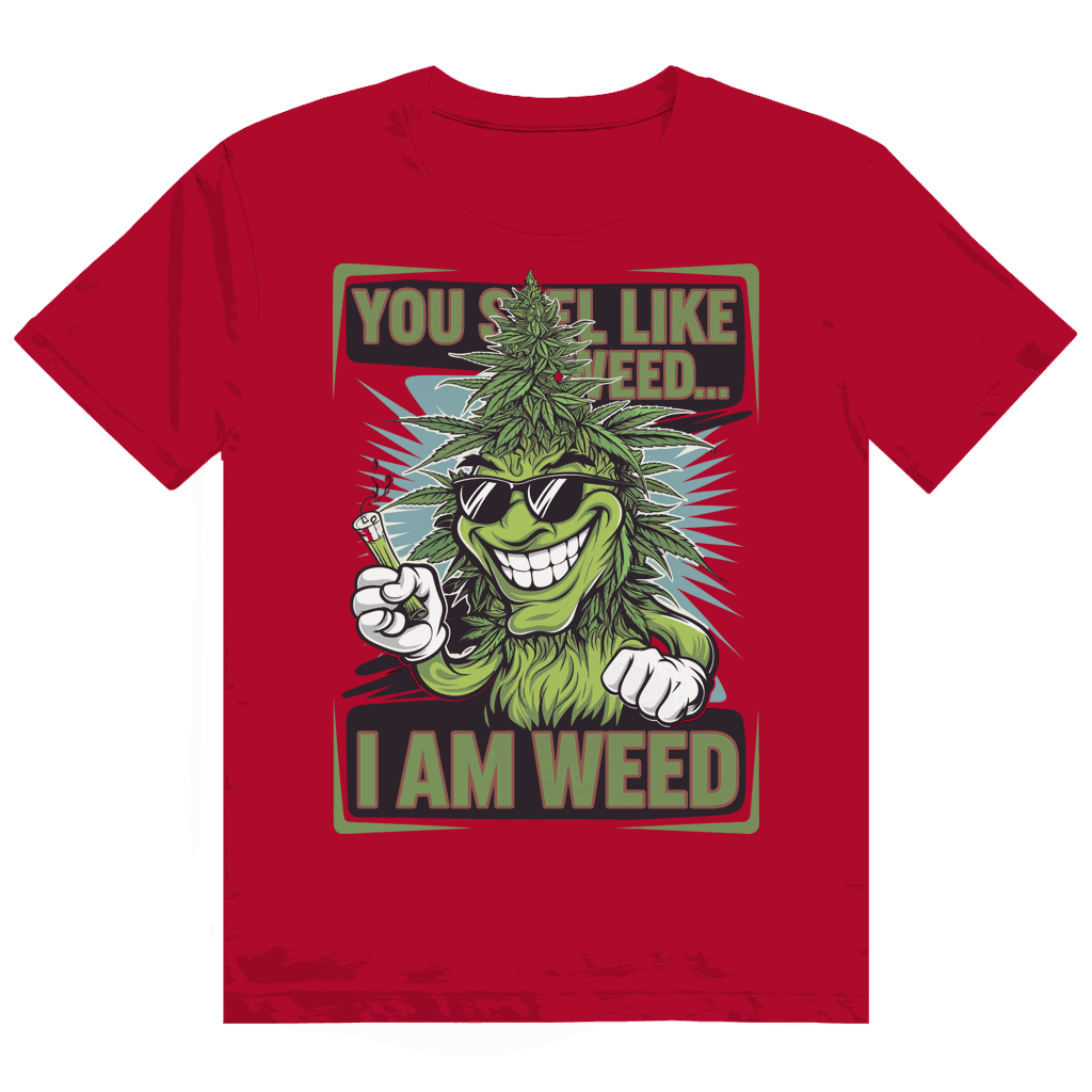 Heavy Cotton T-Shirt - You smell Like Weed | Division420®