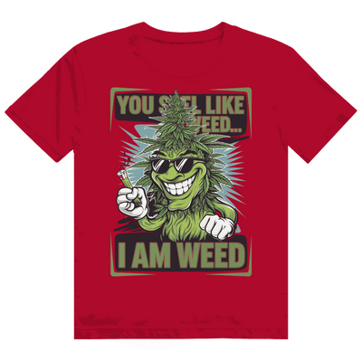 Heavy Cotton T-Shirt - You smell Like Weed | Division420®