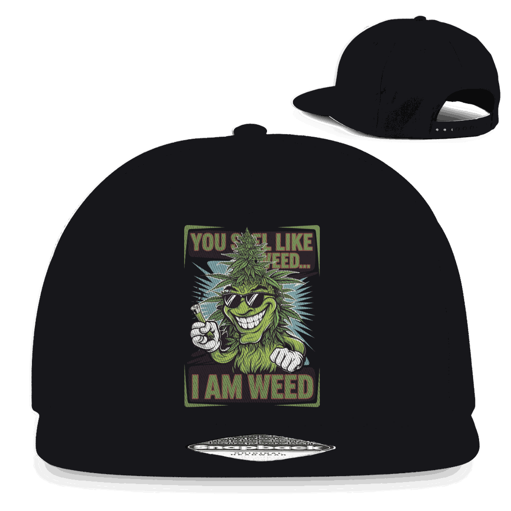 Snapback Rapper Cap - You smell Like Weed | Division420®