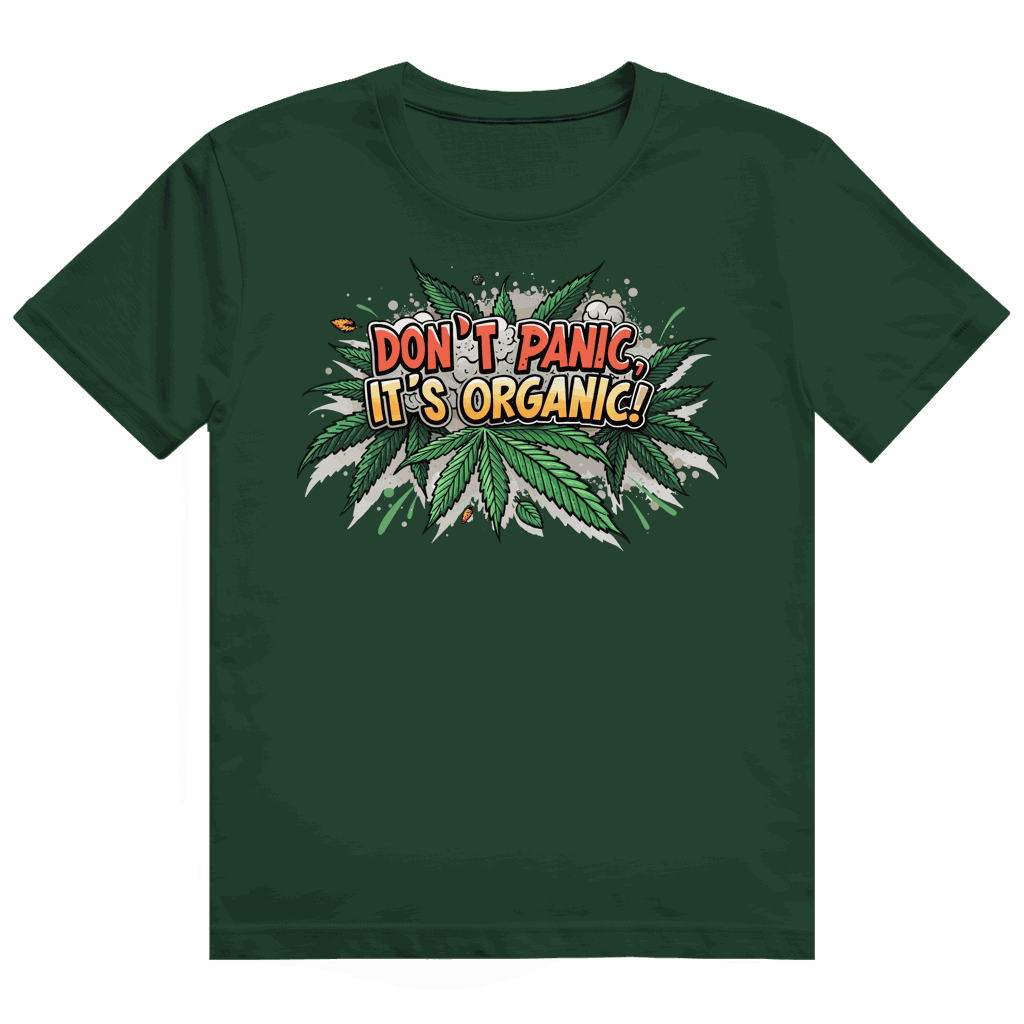 Heavy Cotton T-Shirt - Dont Panic its Organic | Division420®