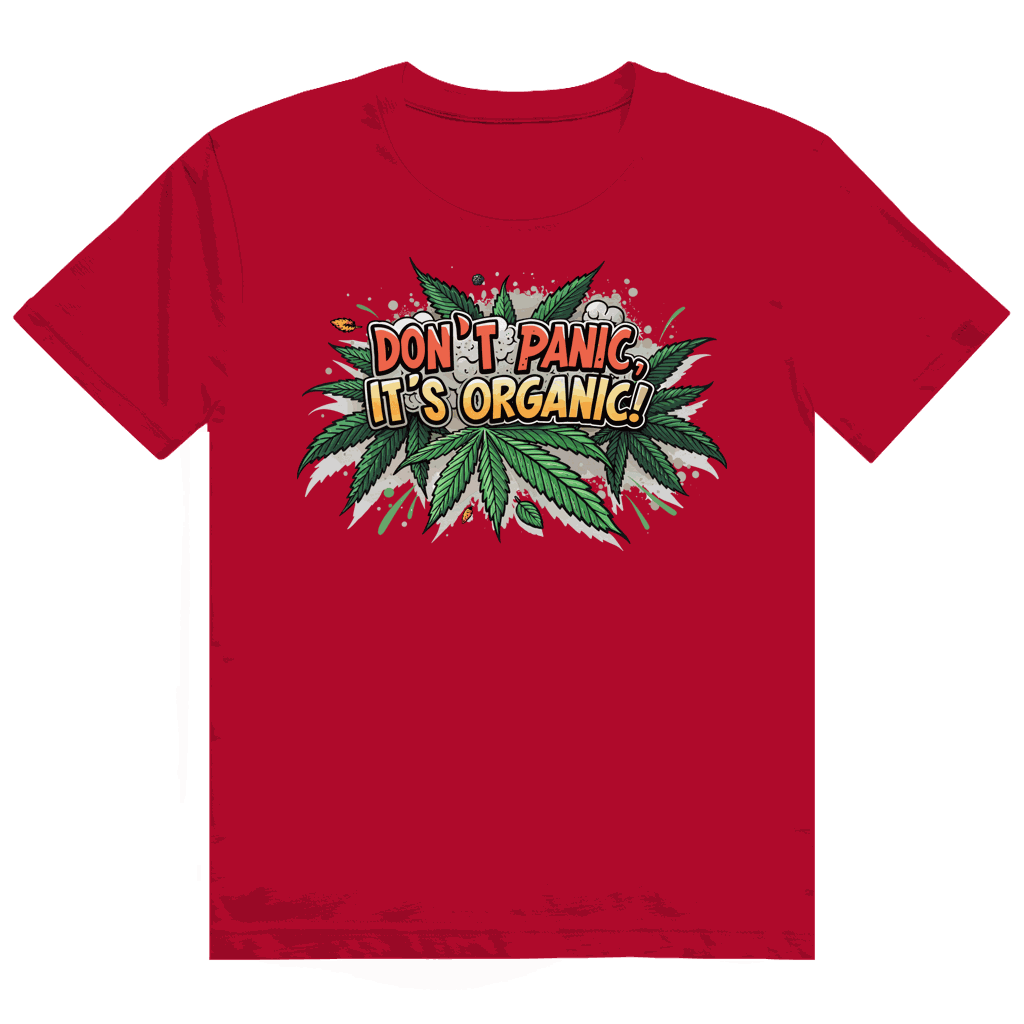 Heavy Cotton T-Shirt - Dont Panic its Organic | Division420®
