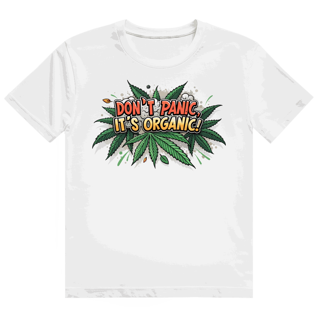 Heavy Cotton T-Shirt - Dont Panic its Organic | Division420®