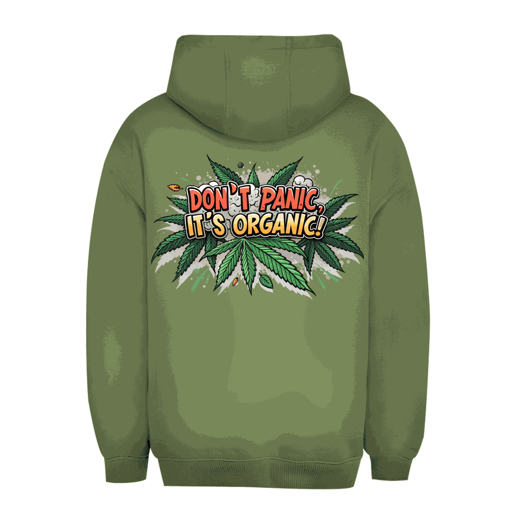 Unisex Oversize Hoodie - Dont Panic its Organic | Division420®