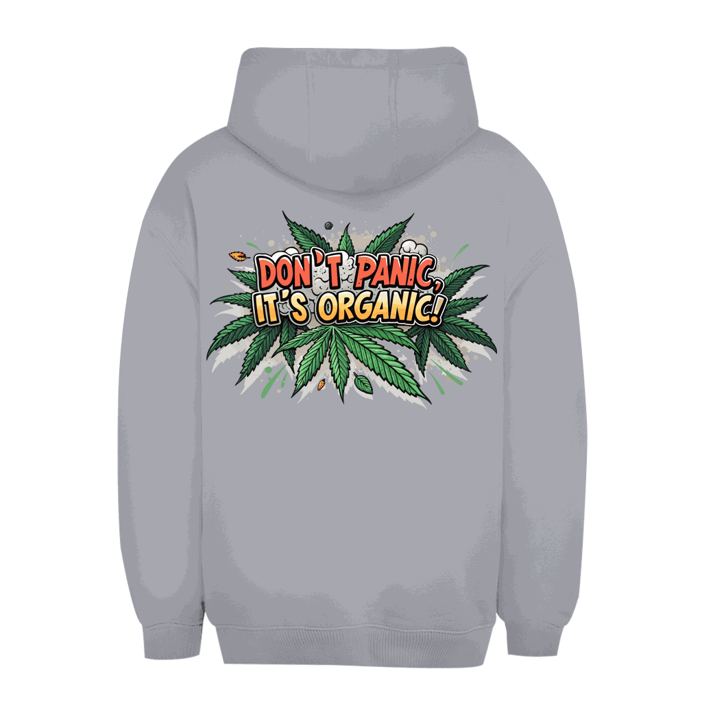 Unisex Oversize Hoodie von Division420 in Schwarz mit Kapuze und Kängurutasche, entspannter urbaner Stil