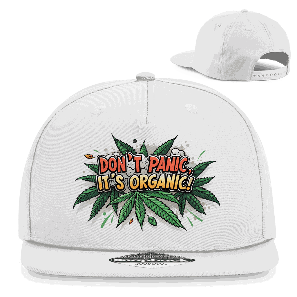 Snapback Rapper Cap - Dont Panic its Organic | Division420®
