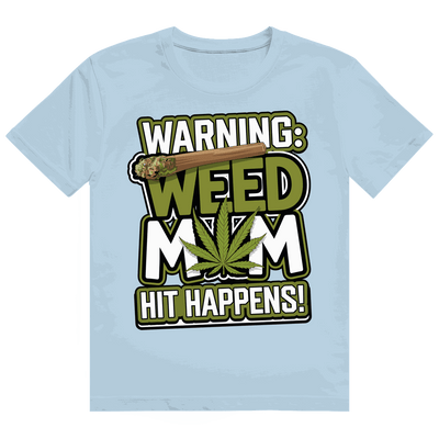 Heavy Cotton T-Shirt - Warning Weed Mom | Division420®