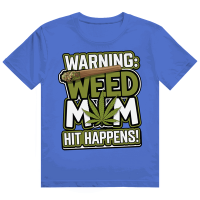Heavy Cotton T-Shirt - Warning Weed Mom | Division420®
