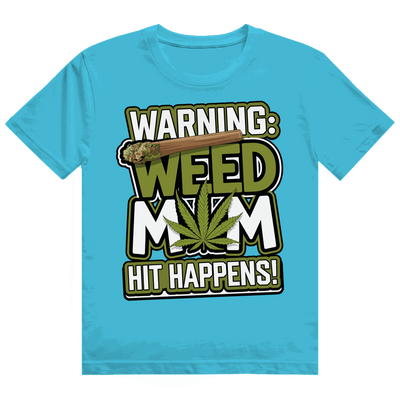Heavy Cotton T-Shirt - Warning Weed Mom | Division420®