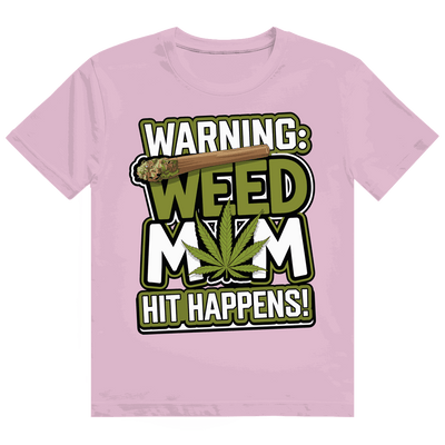 Heavy Cotton T-Shirt - Warning Weed Mom | Division420®