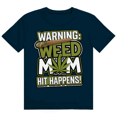 Heavy Cotton T-Shirt - Warning Weed Mom | Division420®