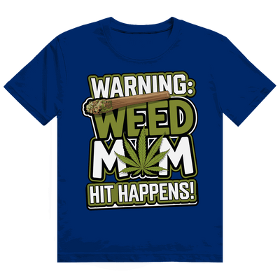 Heavy Cotton T-Shirt - Warning Weed Mom | Division420®