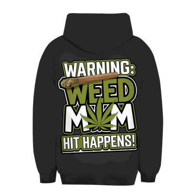 Unisex Oversize Hoodie - Warning Weed Mom | Division420®