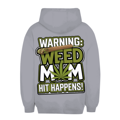 Unisex Oversize Hoodie - Warning Weed Mom | Division420®