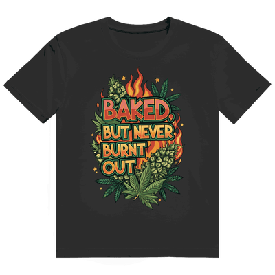 Heavy Cotton T-Shirt - Baked, but never burn out | Division420®