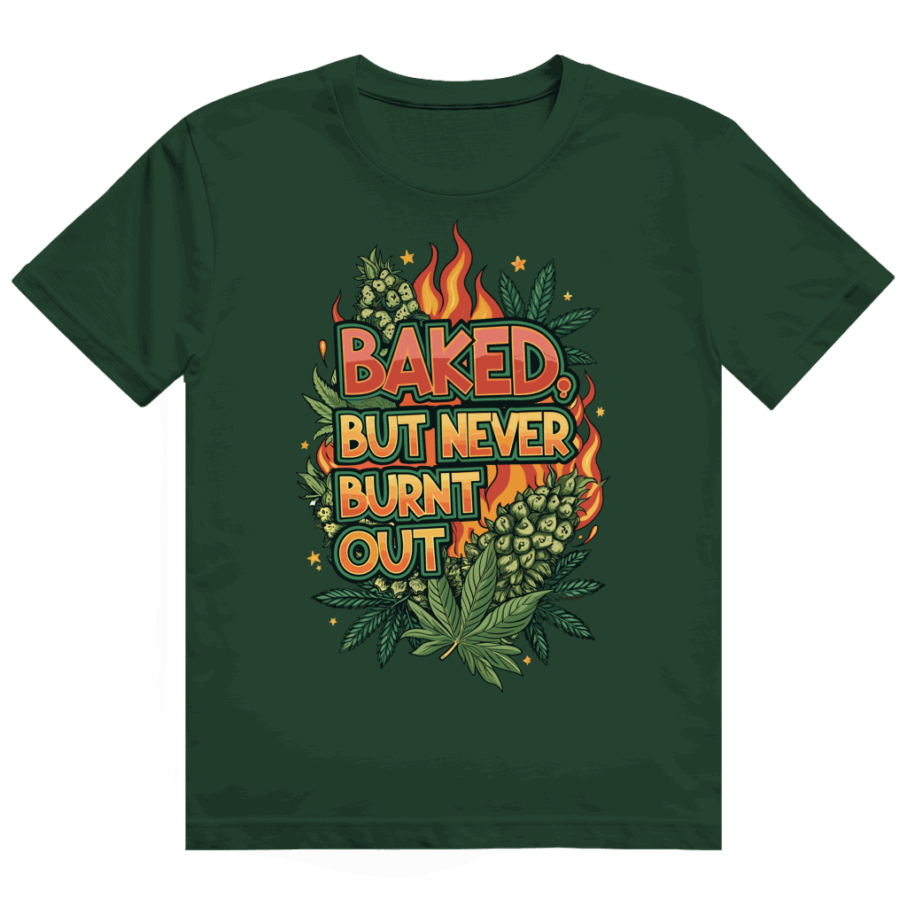 Heavy Cotton T-Shirt - Baked, but never burn out | Division420®