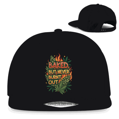 Snapback Rapper Cap - Baked, but never burn out | Division420®