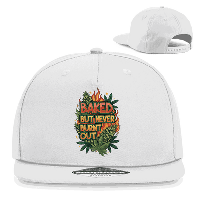 Snapback Rapper Cap - Baked, but never burn out | Division420®