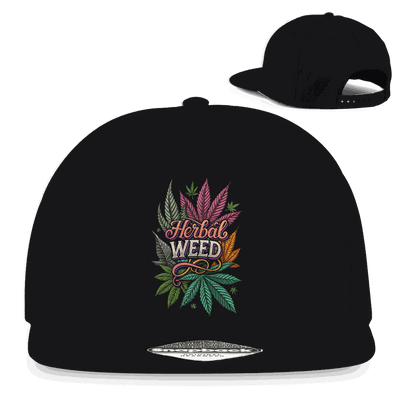 Snapback Rapper Cap - Herbal Weed | Division420®