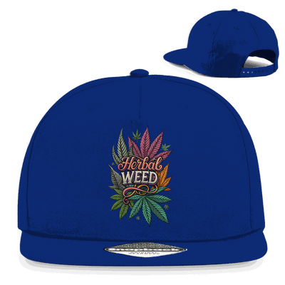 Snapback Rapper Cap - Herbal Weed | Division420®