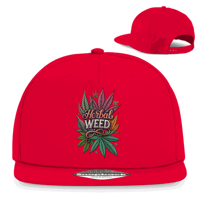 Snapback Rapper Cap - Herbal Weed | Division420®