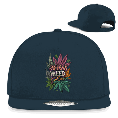 Snapback Rapper Cap - Herbal Weed | Division420®