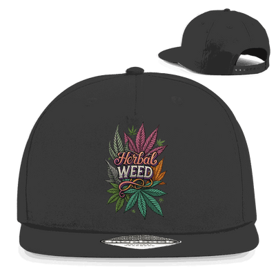 Snapback Rapper Cap - Herbal Weed | Division420®