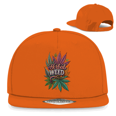 Snapback Rapper Cap - Herbal Weed | Division420®