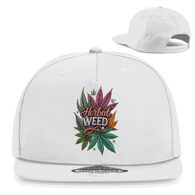 Snapback Rapper Cap - Herbal Weed | Division420®