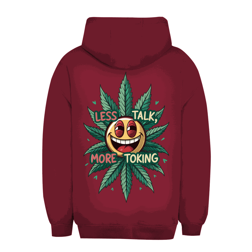 Unisex Oversize Hoodie - Less talk, more toking | Division420®