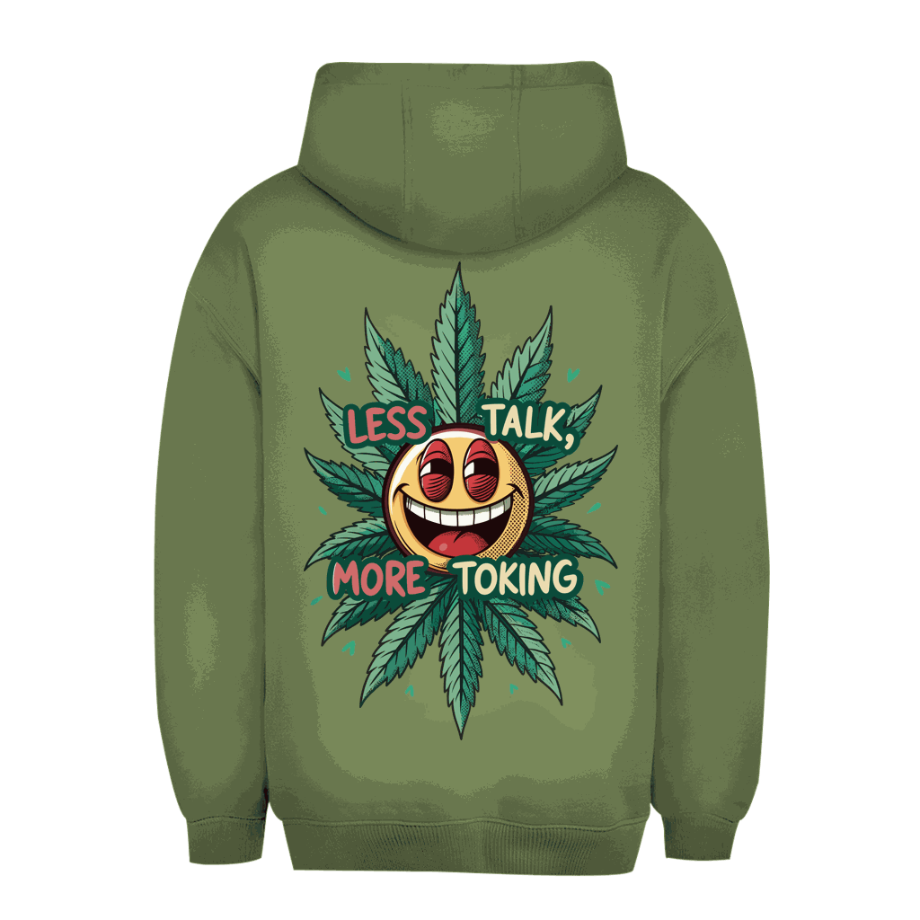 Unisex Oversize Hoodie - Less talk, more toking | Division420®