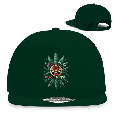 Snapback Rapper Cap - Less talk, more toking | Division420®