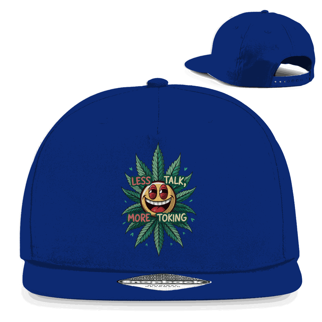 Snapback Rapper Cap - Less talk, more toking | Division420®